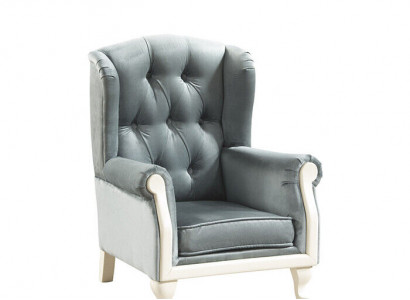 Chesterfield Ohrensessel Sessel Polster Fernseh Büro Couch Echtes Leder